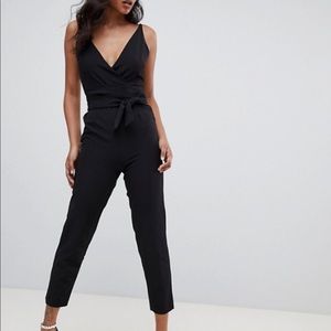 ASOS wrap front jumpsuit